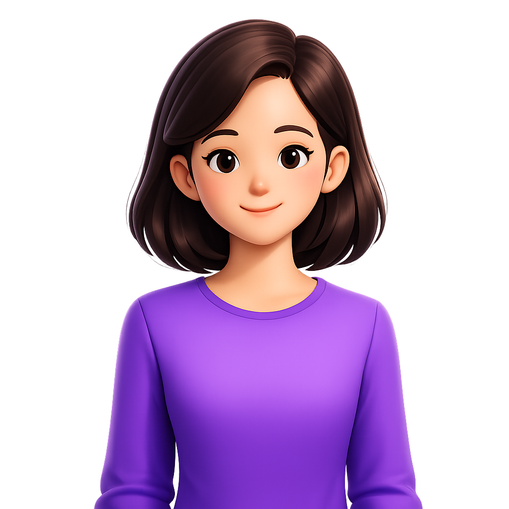 Anny 3D presenter in the interactive Animator editor preview